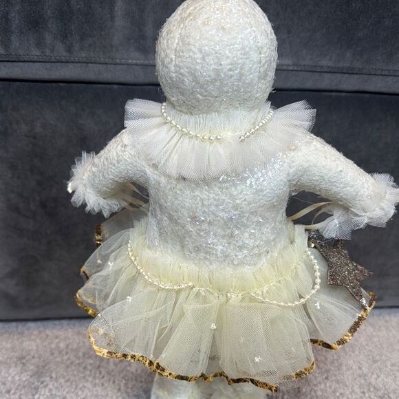 Bethany Lowe RARE Snowman Snow Woman Christmas Vintage Decoration Stars - Picture 12 of 13